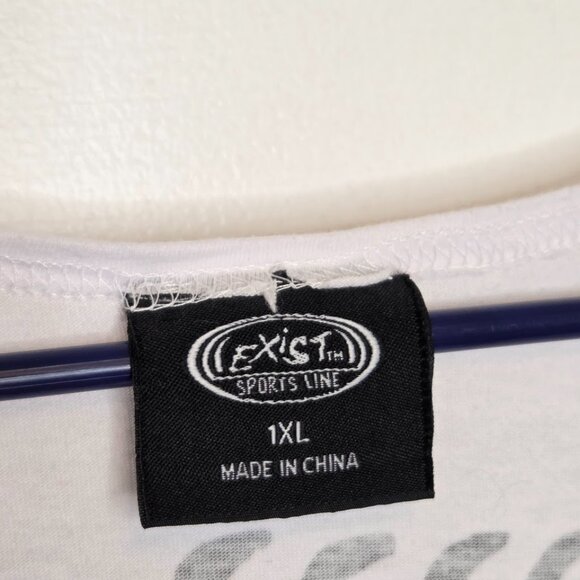 Plus Size Vintage 1990s Exist Sports Line Mini Shift Dress - Picture 3 of 4